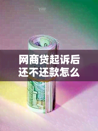 网贷起诉后还不还款怎么处理