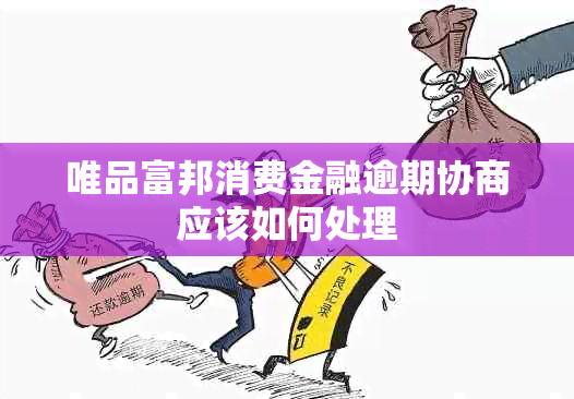唯品富邦消费金融逾期协商应该如何处理