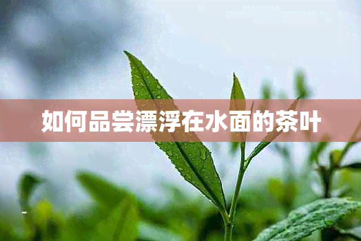 如何品尝漂浮在水面的茶叶